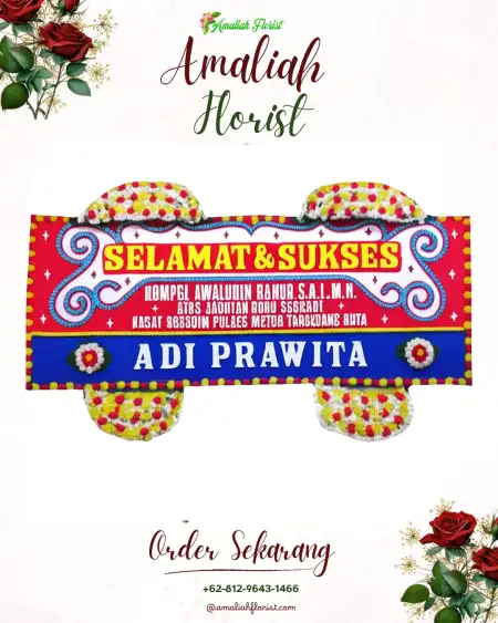 Papan Bunga Ucapan Selamat Duren Sawit